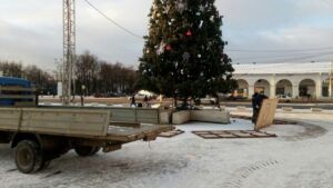 Центр Костромы лишили главного символа Нового года