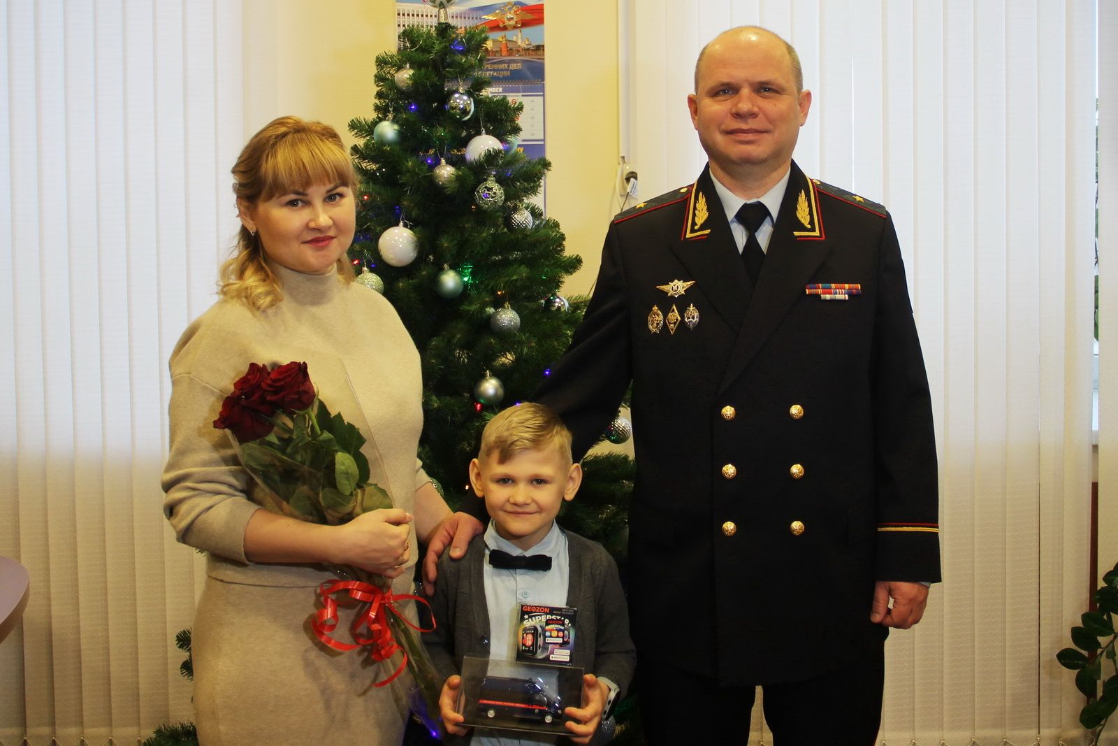 Костромской малыш загадал Деду Морозу желание оказаться в отделении полиции