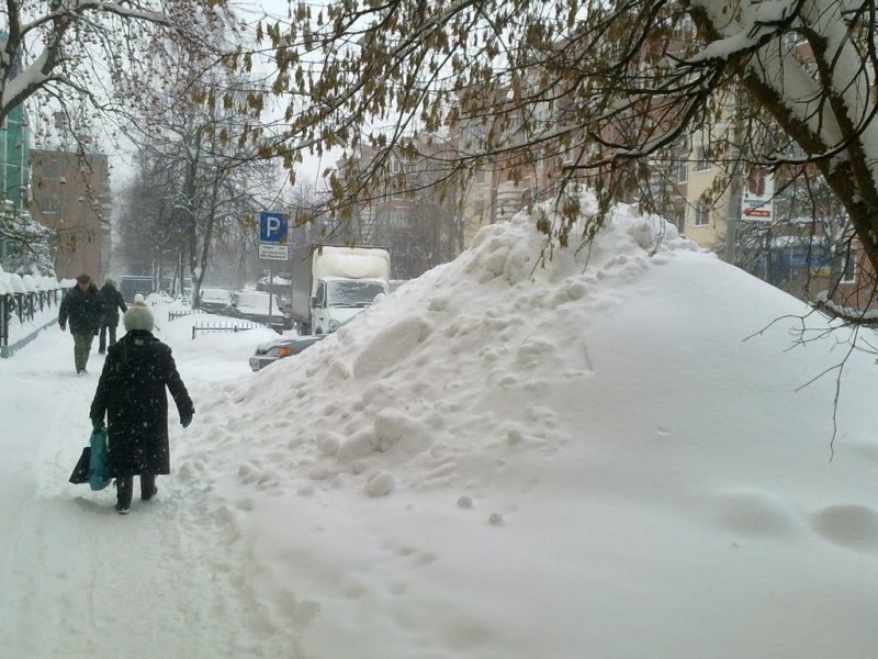 Костромич подал в суд на соседский сугроб