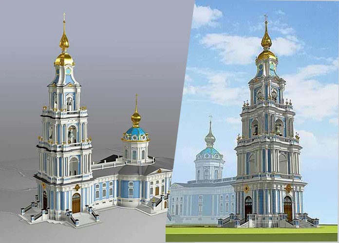 Костромской кремль украсят 48 больших золотых ваз по проекту времен царя