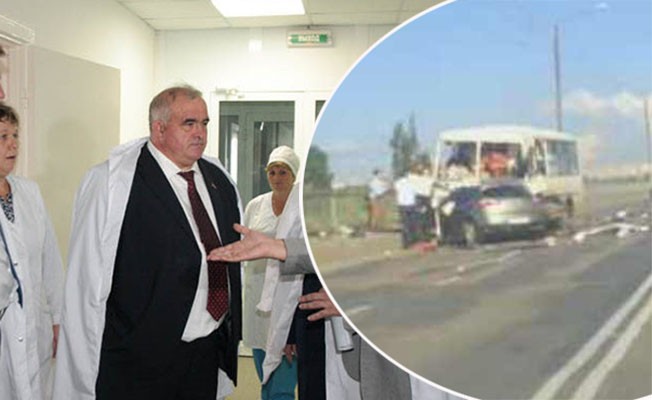 Сергей Ситников проверил, как лечат пассажиров автобуса, в который врезался Renault