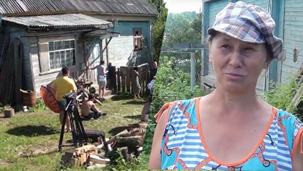 Костромичка на время работ в огороде сдала свой дом  для съемок сериала