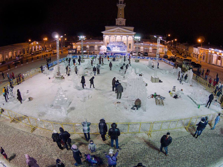 В Костроме отменили фестиваль ледовых скульптур