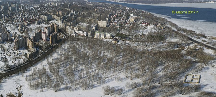Благоустройство парка в Заволжье началось на бумаге