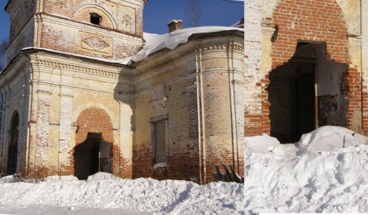 Костромичи разбирают по кирпичам старинный храм начала 19 века