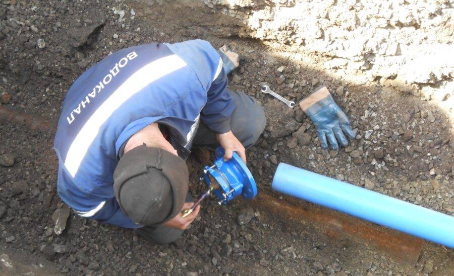 В Костроме реконструируют водопровод