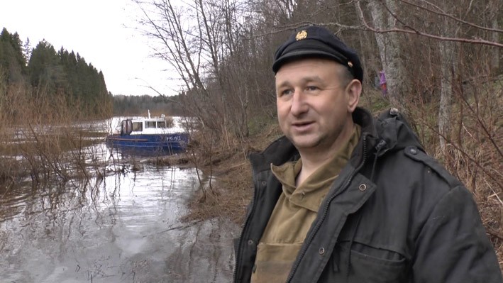 Костромич доехал до Онежского озера на самодельном катере