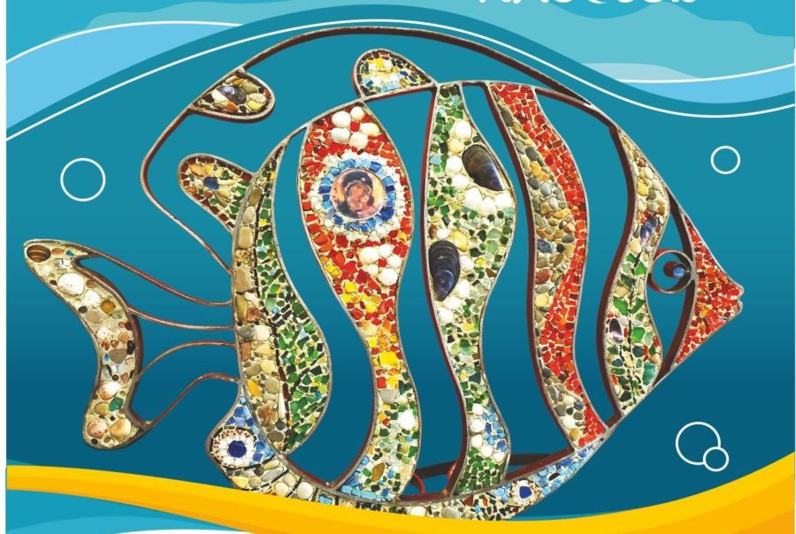 Костромичи в центре города смогут сделать великолепную рыбу из мозаики