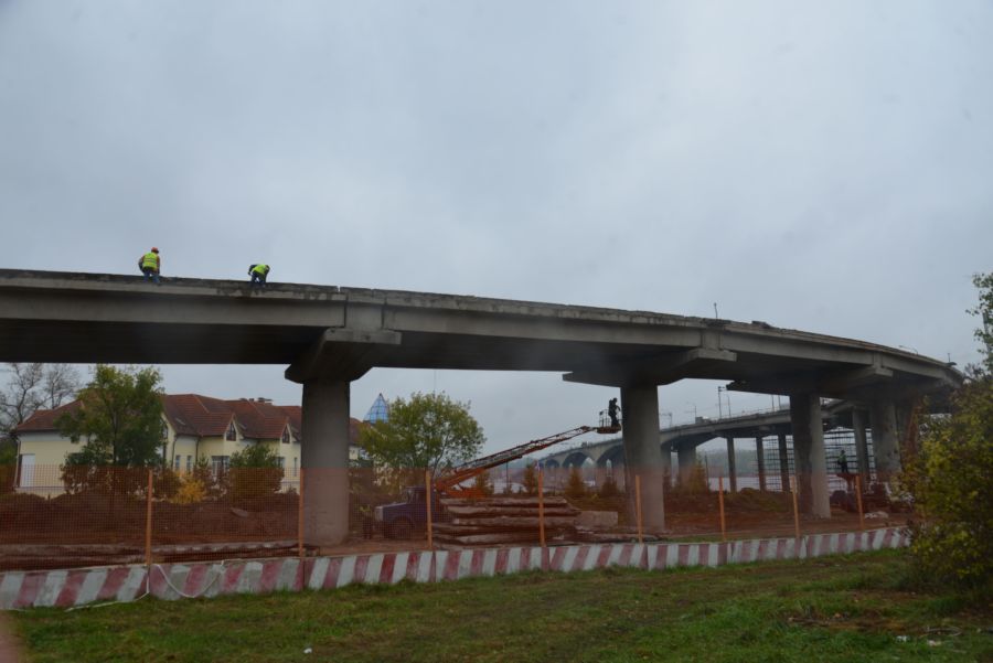 Съезд с костромского моста снова закрывают на ремонт
