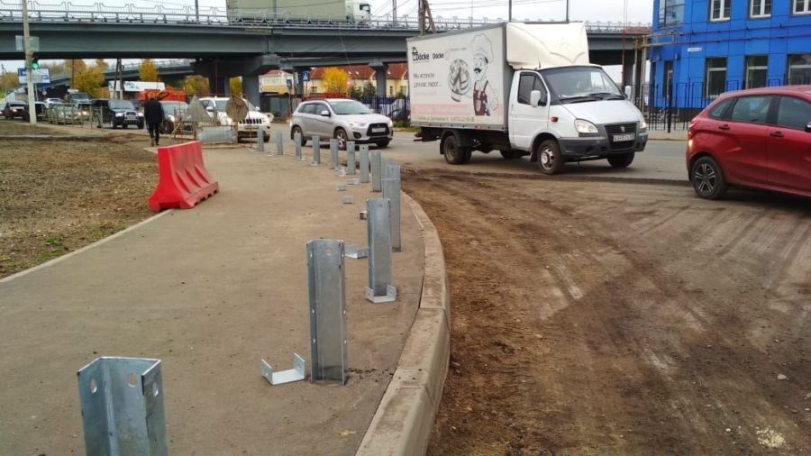 Одностороннее движение вводят на подъезде к мосту в Костроме