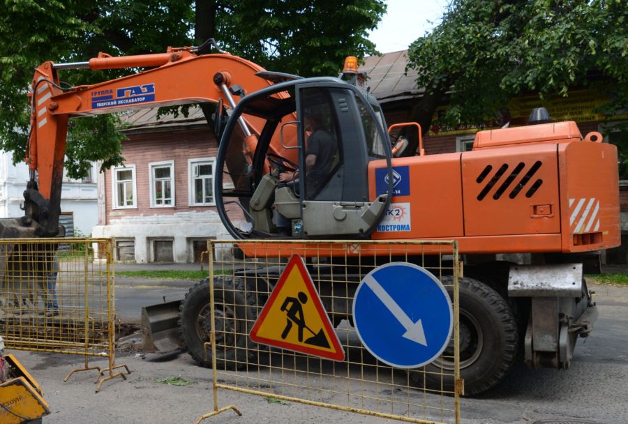 ТГК-2 придется раскошелиться из-за перекопанной улицы Сутырина в Костроме