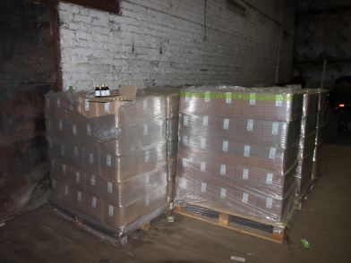 50 тысяч бутылочек с запретным алкоголем в Костроме нашли в неожиданном месте