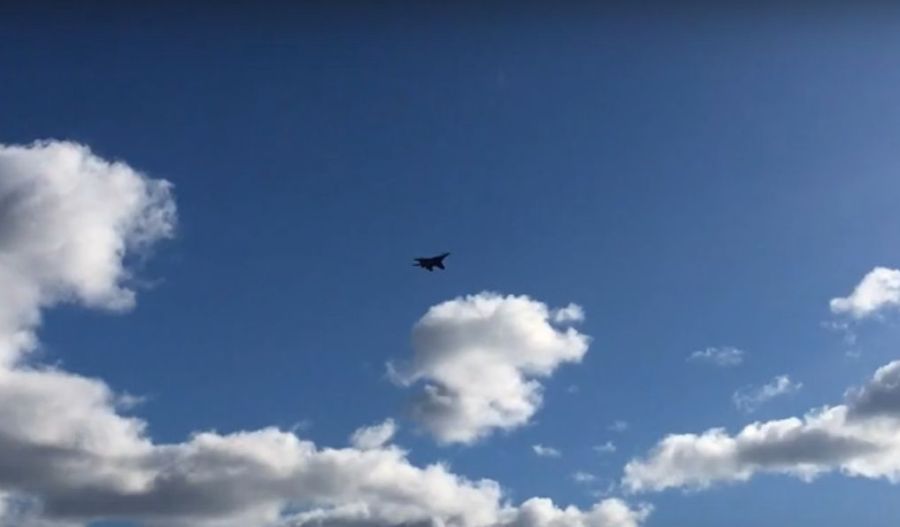 Самолет-разведчик опробовал небо над Костромой