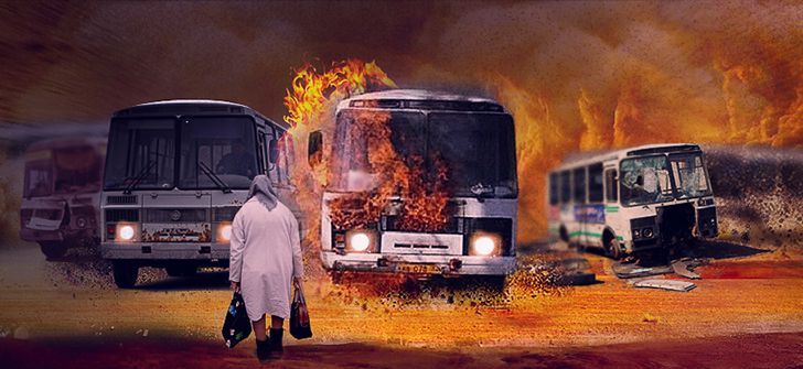 Автобус с пассажирами загорелся на ходу в Костроме