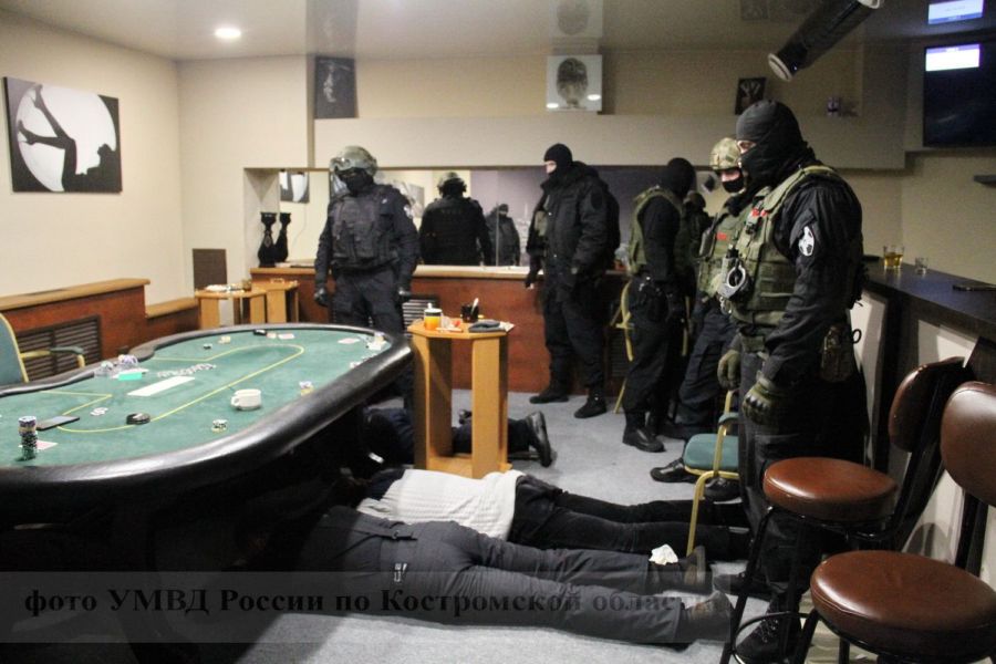 Покерный клуб в Костроме зарабатывал миллион за три дня