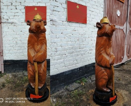 Медведь  поможет тушить пожары в Костромской области