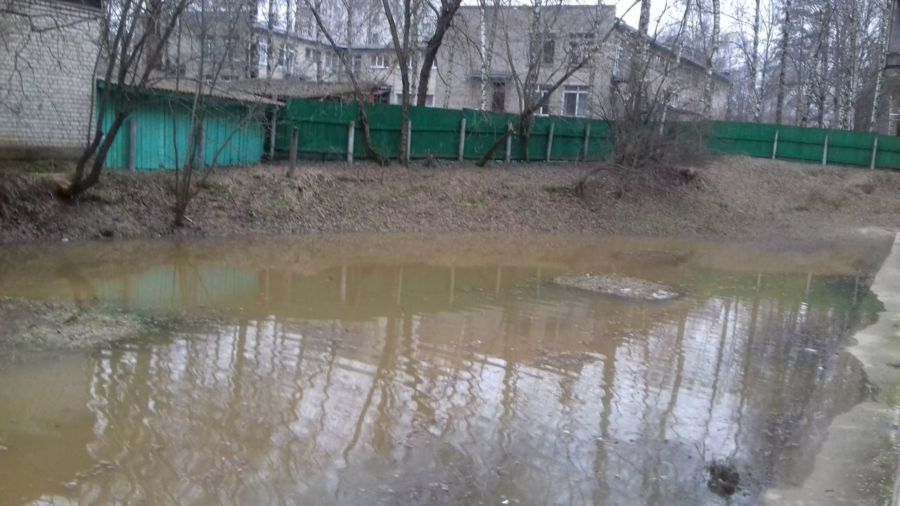 Новый пруд в Костроме просуществовал сутки