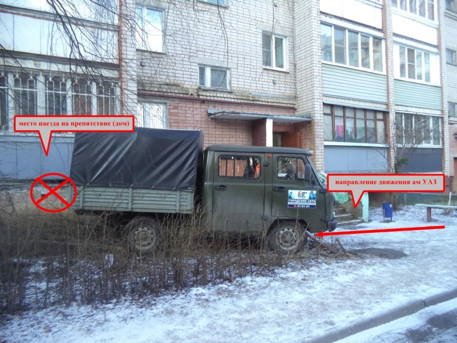 Костромской рабочий упал в обморок и протаранил дом на «УАЗике»