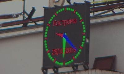Новые часы на автовокзале в Костроме сломались мгновенно