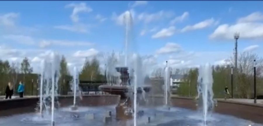 Кострома провела испытания самого большого фонтана