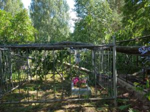 Ужасный ветер поломал кресты на кладбище под Костромой