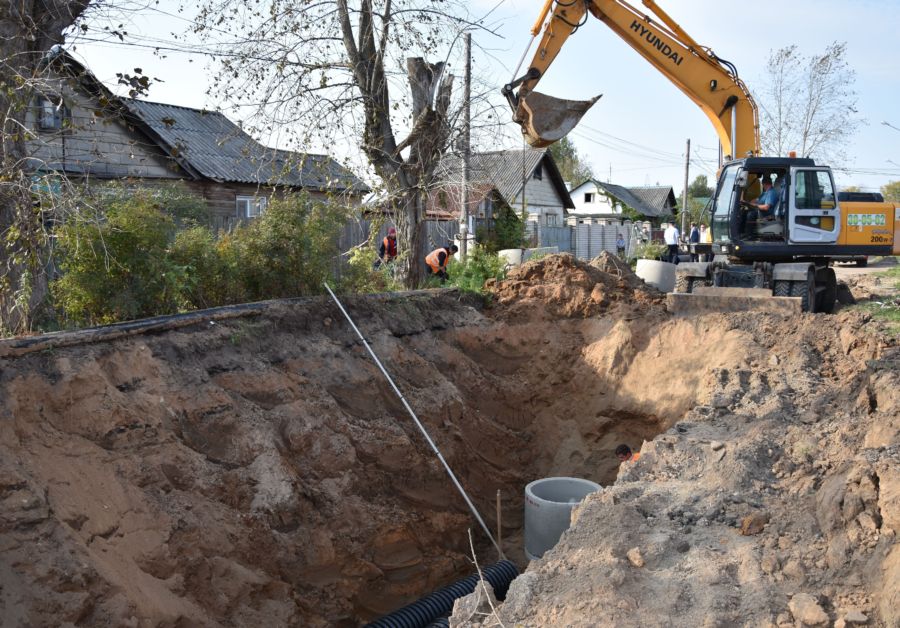 Жителей Костромы продолжают подключать к канализации