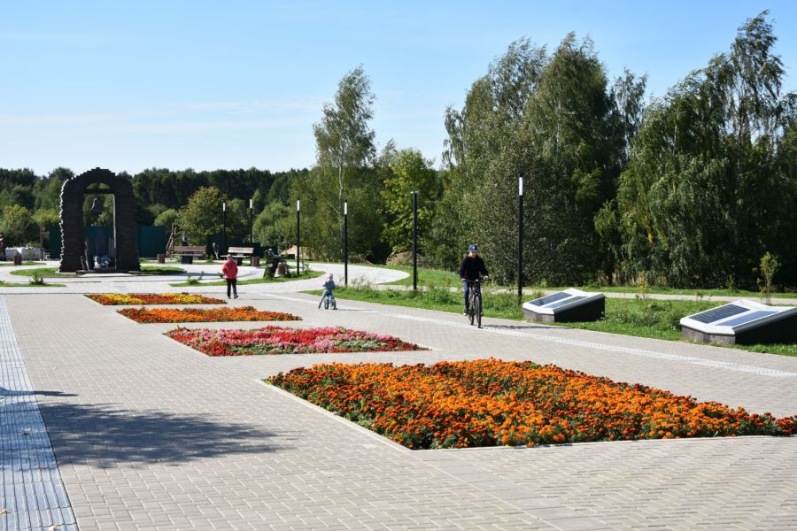 В Костроме продолжают благоустраивать парки: что там уже сделали