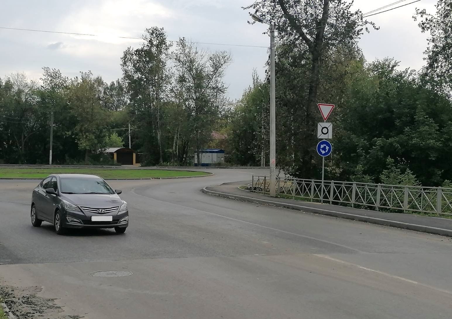 Еще один перекресток с круговым движением появился в Костроме