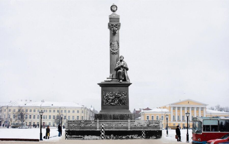 На колени: памятник Сусанину и Михаилу Романову поставят в центре Костромы