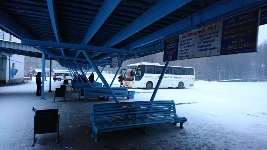 Автобусы из Красного перестали приезжать на автовокзал в Кострому из-за взвинчивания цен