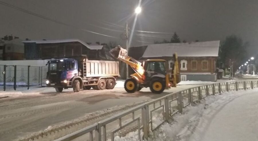 Власти Костромы отчитались о тысячах кубометров вывезенного снега