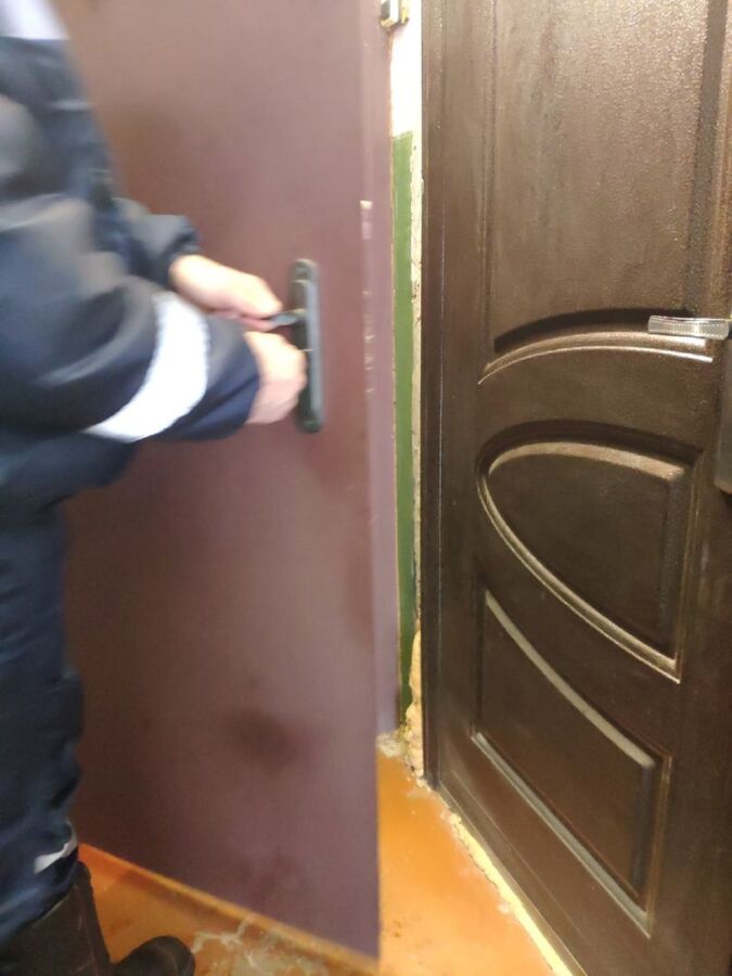 Спасатели в Костроме открыли дверь