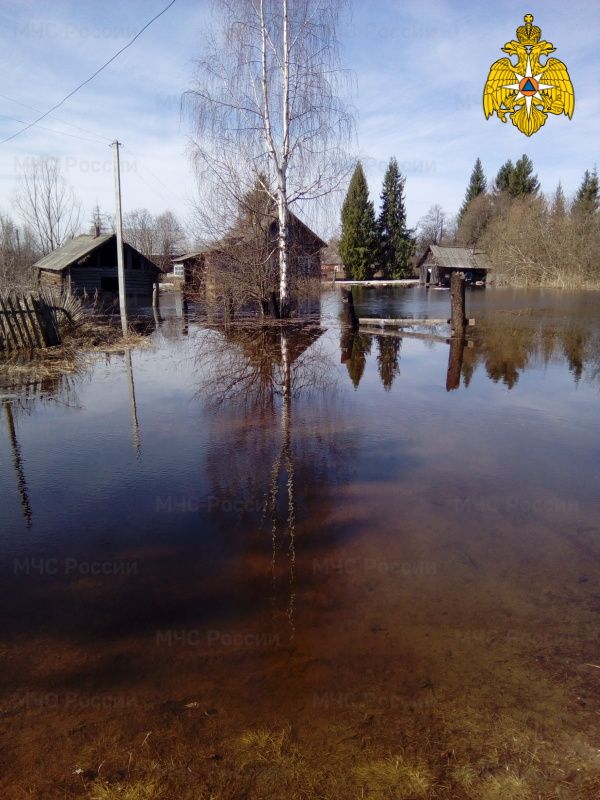 Реки топят все больше домов в Костромской области