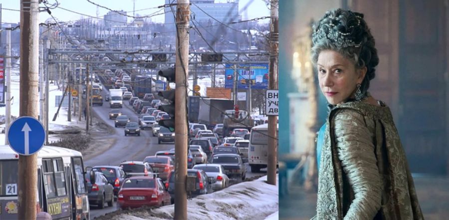 Костромичи обвинили Екатерину Великую в транспортных проблемах города