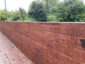 Не успели сделать — уже уродуют: новый парк в Костроме атакуют вандалы