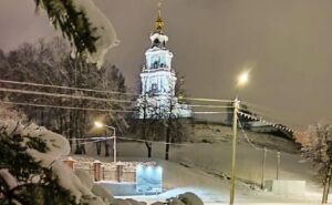 Колокольня костромского кремля будет красиво светиться во тьме