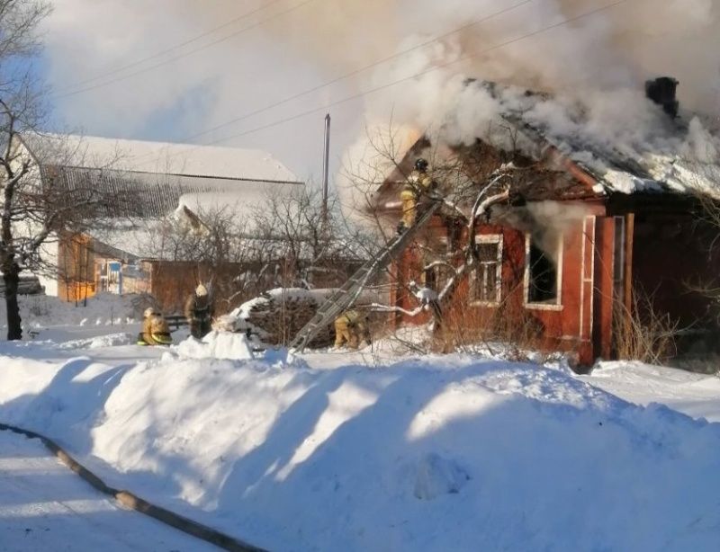 Пожилой костромич погиб в своем доме во время пожара