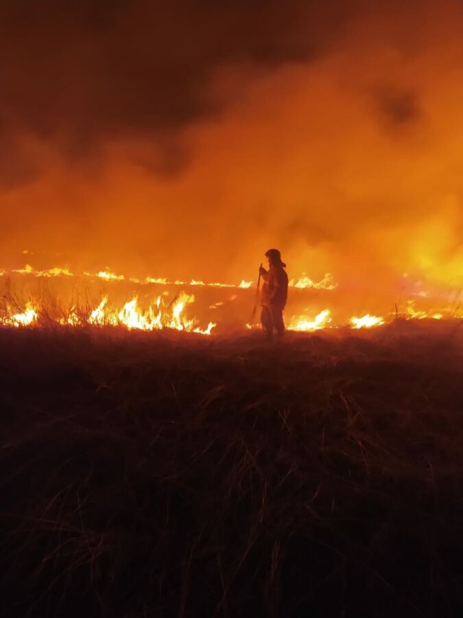 Сегодня ночью под Костромой произошел страшный пожар