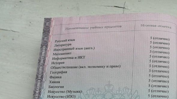 Костромским школьникам выдали аттестаты с двумя ошибками