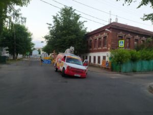 Костромские дороги показали фокус приезжим циркачам