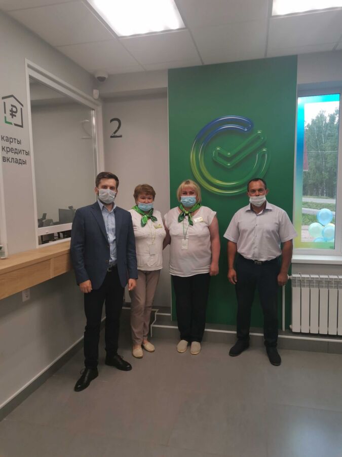 Сбер открыл первый в Костромской области офис нового формата
