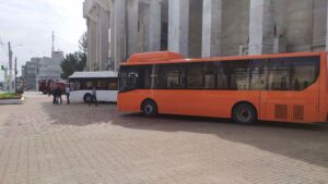 Очень красивые автобусы вышли на маршрут в Костроме: все завидуют