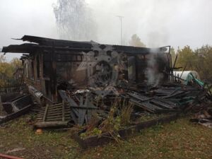 Мертвого мужчину нашли на пожарище в Костромской области