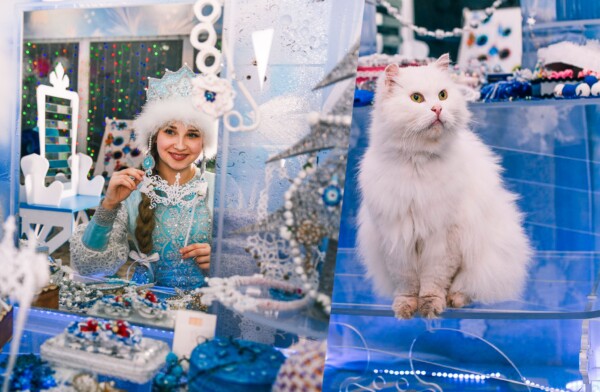 Костромские Снегурочки готовятся к новому году: сшили наряды, договорились с котами