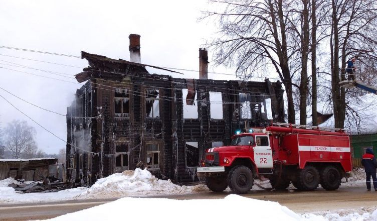 В Костромской области произошел крупный пожар: пострадал детский сад