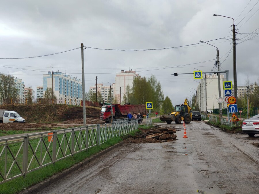 Ремонт важных дорог начался в Костроме