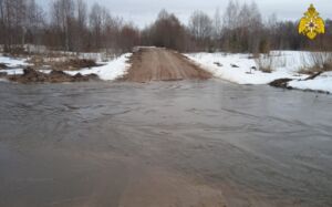 Началось: река в Костромской области вышла из берегов и отрезала деревни от цивилизации