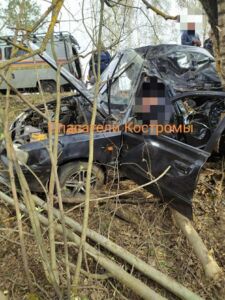 Под Костромой произошла страшная авария: водителя госпитализировали