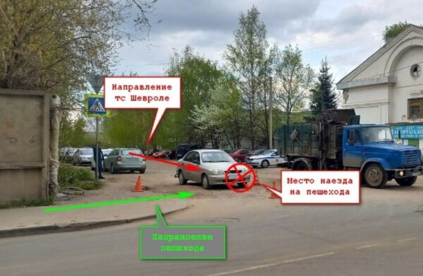 Водитель иномарки сбил мужчину в Костроме на пешеходном переходе
