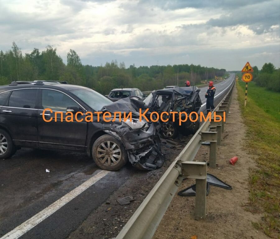 Смертельная авария произошла на трассе в Костромской области